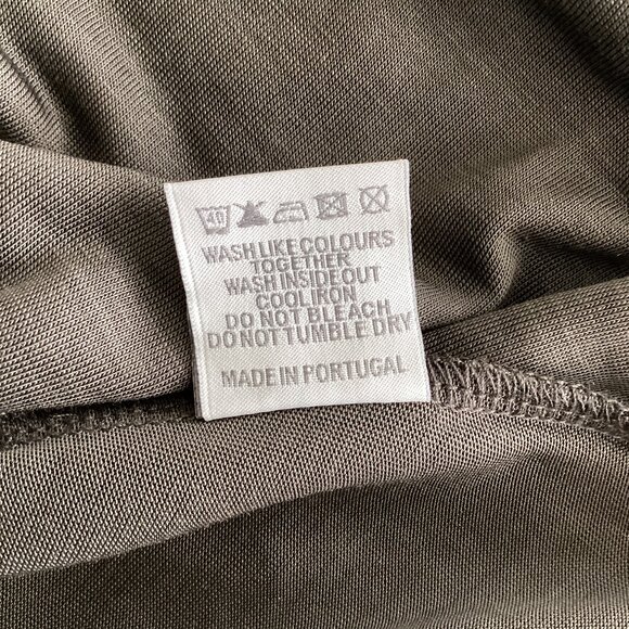 Grey Sleeveless Mock Wrap Jersey Dress - Picture 8 of 8